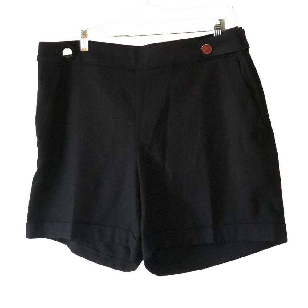 BNWT H&M Navy Tweed Shorts Size 14